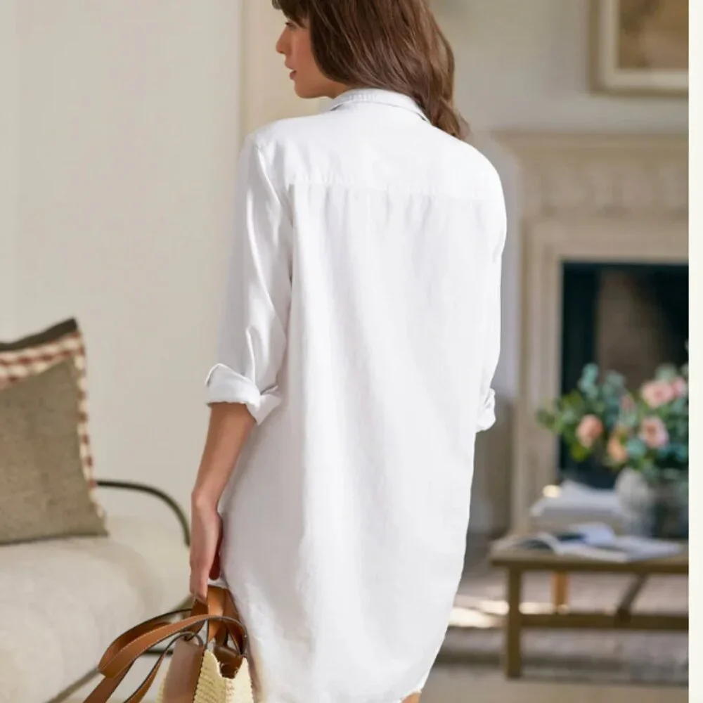 Frank & Eileen Mary classic shirtdress, Med - Picture 2 of 10